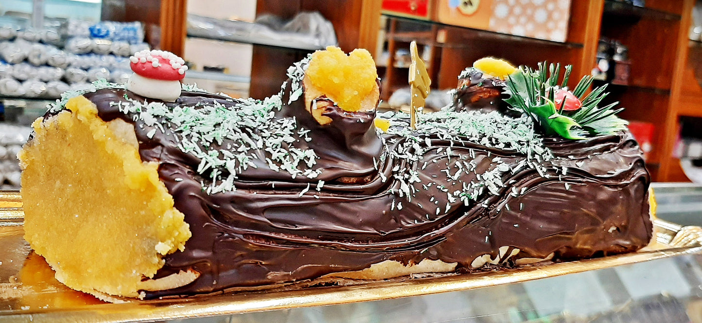 Tronco de Navidad Turrón